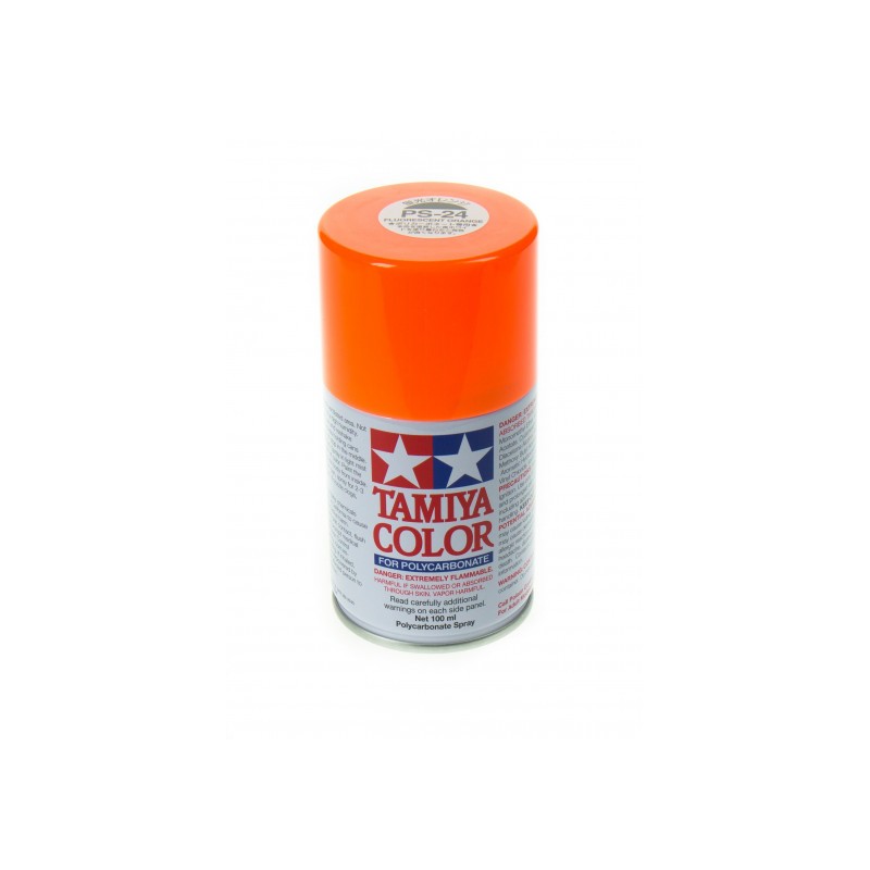 Peinture Lexan PS43 orange translucide - Tamiya 86043