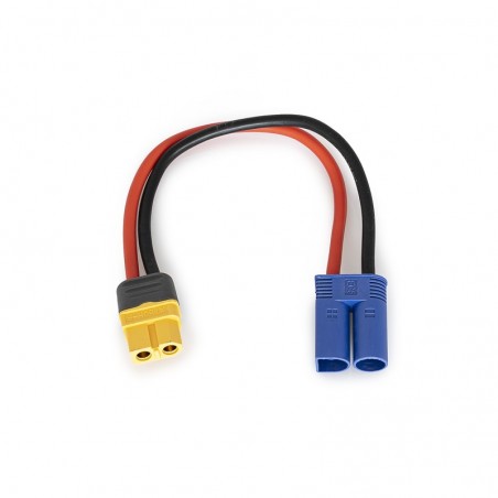 Câble Connecteur Adaptateur XT60 vers T Mâle Accessoires RC 14AWG (Fiche T mâle à femelle XT60