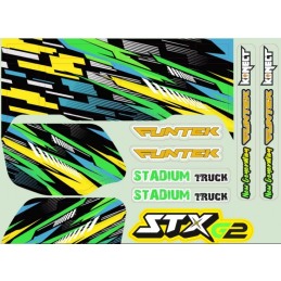 Planche stickers Funtek STX...